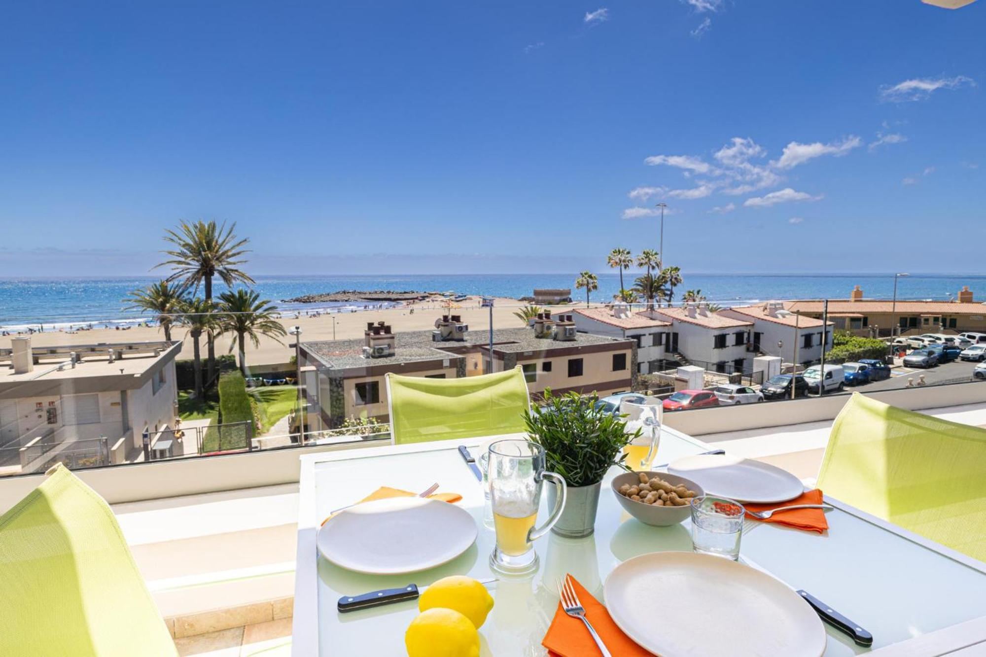 Atico Apartamento Las Burras Playa San Agustín المظهر الخارجي الصورة